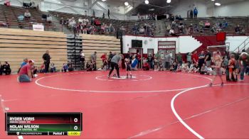 41-44 lbs Round 2 - Ryder Voris, Indian Creek WC vs Nolan Wilson, Franklin Central WC