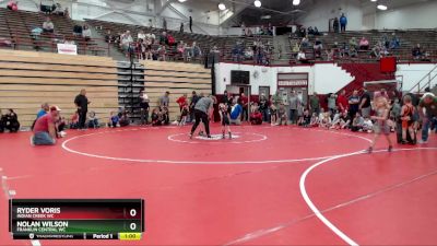 41-44 lbs Round 2 - Ryder Voris, Indian Creek WC vs Nolan Wilson, Franklin Central WC