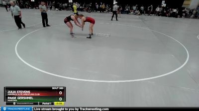 140 lbs Cons. Round 2 - Julia Stevens, Maverick Elite Wrestling Club vs Paige Gershmel, Montana