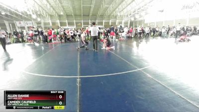 120 lbs Quarterfinal - Camden Caufield, Roy Wrestling Club vs Allen Dansie, Salt Lake City