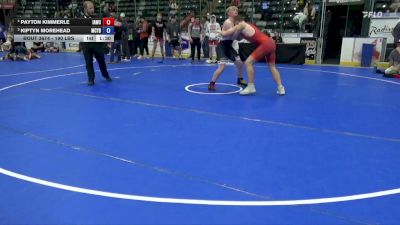 190 lbs 1st Place Match - Payton Kimmerle, Immortal Athletics Wrestling Club vs Kiptyn Morehead, Maquoketa Cardinals - YGWC - DWC