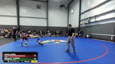 92 lbs Champ. Round 1 - Bradley Tuning, Newberg Mat Club vs Jayce Ayers, CNWC Concede Nothing Wrestling Club