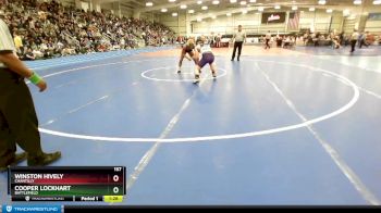 157 lbs Quarterfinal - Winston Hively, Chantilly vs Cooper Lockhart, Battlefield