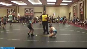 84 lbs Round 6 (8 Team) - Gail Sullivan, Misfits JAL vs Eliana Juarez, Misfits Red, White,& Blue
