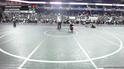 72 lbs Consi Of 8 #2 - Cooper Naughton, Rywc vs Cal Christensen, Titan Wrestling Institute