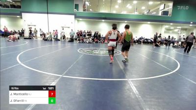 157 lbs Consi Of 32 #2 - Joey Monticello, NJ vs Jayden OFarrill, PA