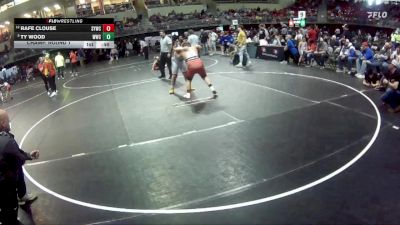 160 lbs Champ. Round 1 - Ty Wood, Wrestling With Character vs Rafe Clouse, Sutherland Youth Wrestling Club