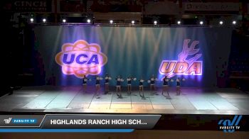 - Highlands Ranch High School [2019 Junior Varsity Pom Day 1] 2019 UCA & UDA Mile High Championship