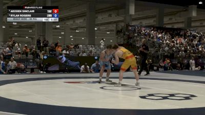 86 kg Cons. Semis - Aeoden Sinclair, Tiger Style RTC/ Titan Mercury Wrestling Club vs Rylan Rogers, Lehigh Valley Wrestling RTC