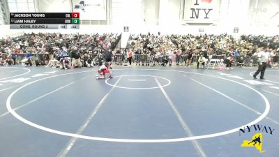 56 lbs Cons. Round 2 - Jackson Young, Club Not Listed vs Liam Haley, BH-BL Youth Wrestling