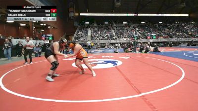 235 lbs Champ. Round 1 - Marley Dickinson, Natrona County vs Kallee Mills, Thunder Basin High School