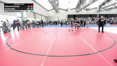 58-M lbs Quarterfinal - Knolan Pavillard, N/A vs Dylan Wong, Savage Wrestling