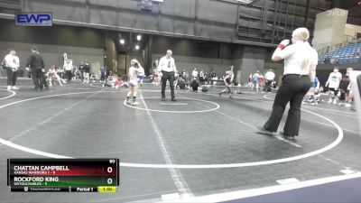 60 lbs Round 2 (10 Team) - Chattan Campbell, Kansas Warriors 1 vs Rockford King, Untouchables