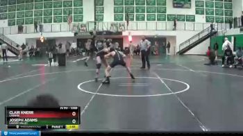 106 lbs Round 1 - Joseph Adams, Lander Valley vs Clair Knerr, Laramie