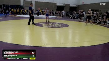 130 lbs Semis (4 Team) - Emmitt Aus, Quad County vs William Delaney, Brainerd