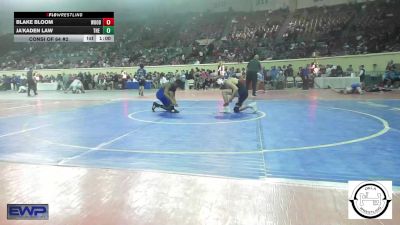 118 lbs Consi Of 64 #2 - Blake Bloom, Woodward Junior High vs Ja'kaden Law, The Avengers