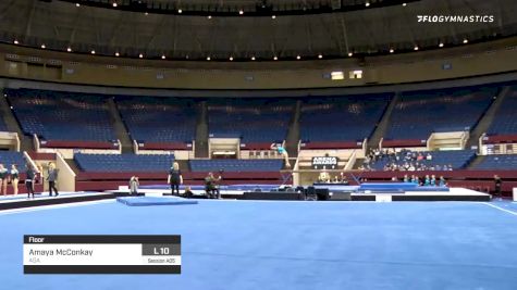 Amaya McConkay - Floor, AGA - 2020 Metroplex Challenge