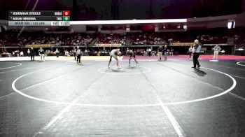 133 lbs Semifinal - Jeremiah Steele, Menlo College (NCAA) vs Aidan Medina, Tarleton State