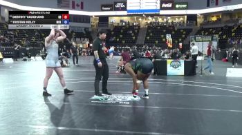 207 lbs Champ. Round 2 - Destiny Vaughans, Greensboro College vs Tristan Kelly, McKendree University