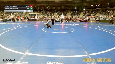 64 lbs Round Of 32 - Kyler Bledsoe, Rising Kingz vs Royce Davidson, Peterson Grapplers