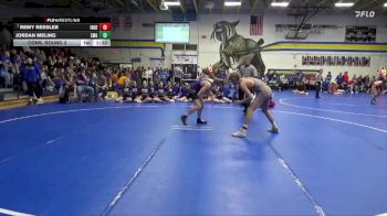 132 lbs Cons. Round 3 - Remy Ressler, Independence vs Jordan Meling, East Marshall/GMG