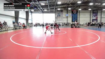 145 lbs Round Of 64 - Miles Hinson, VA vs Mycah Martin, AL