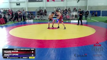 55kg Quarterfinal - Richard Baxter, Lakehead WC vs Ernesto Lepore, Coast WA