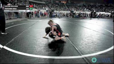 55 lbs Consolation - Luxton Sullivan, Cowboy Wrestling Club vs Thatcher Odle, Keystone Kids Wrestling Club