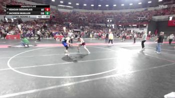 160 lbs Cons. Round 2 - Keagan DesJarlais, Antigo vs Jackson Mueller, Campbellsport