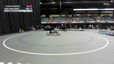 131 lbs Champ. Round 2 - Mary Jane Porter, University Of The Cumberlands vs Alexis Schneider, Bismarck State