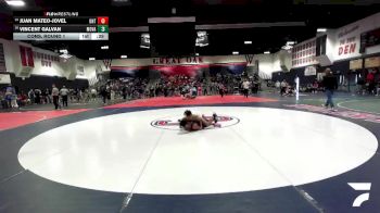 120 lbs Cons. Round 1 - Vincent Galvan, Moreno Valley vs Juan Mateo-Jovel, Ontario