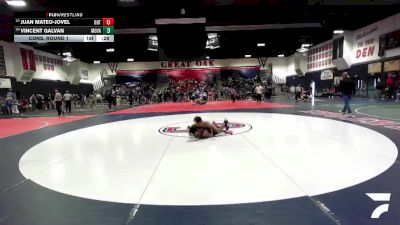 120 lbs Cons. Round 1 - Vincent Galvan, Moreno Valley vs Juan Mateo-Jovel, Ontario