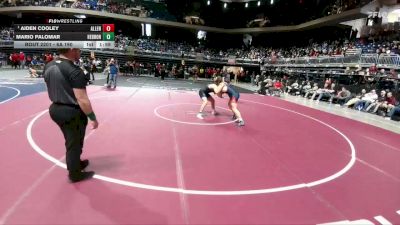 6A 190 lbs Quarterfinal - Aiden Cooley, Allen vs Mario Palomar, Lewisville Hebron