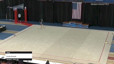 Erika Rusak - Hoop - 2021 Rhythmic Elite Qualifier