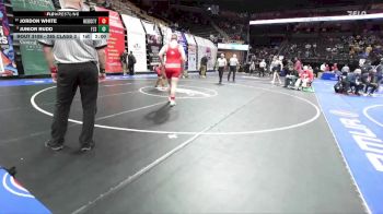 285 Class 3 lbs Champ. Round 1 - Junior Rudd, Ft. Zumwalt South vs Jordon White, Webb City