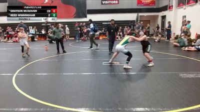 115 lbs Round 5 - Reed Winningham, Summerville Takedown vs Grayson McGough, Summerville Takedown