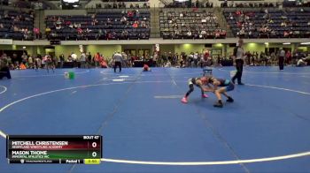 65 lbs Quarterfinal - Mitchell Christensen, Heartland Wrestling Academy vs Mason Thome, Immortal Athletics WC