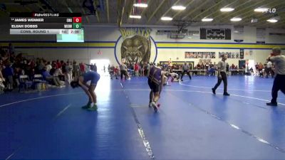 150 lbs Cons. Round 1 - James Wenner, East Marshall/GMG vs Elijah Dobbs, Waukee Northwest