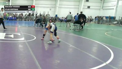 63 lbs Semifinal - Enzleigh Webber, Maine Trappers WC vs Lylah Hoffman, Smittys Wrestling Barn