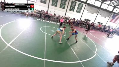 145-162 lbs Semifinal - Coit Amos, Winfield Warriors vs Macklin Holford, Demolition