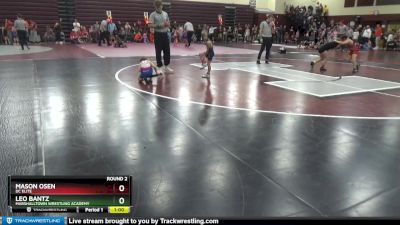 PW-6 lbs Round 2 - Leo Bantz, Marshalltown Wrestling Academy vs Mason Osen, DC ELITE