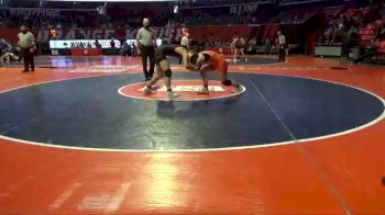 3 lbs Quarterfinal - Austin Gomez, Libertyville vs Lukes Schmerbach, DeKalb