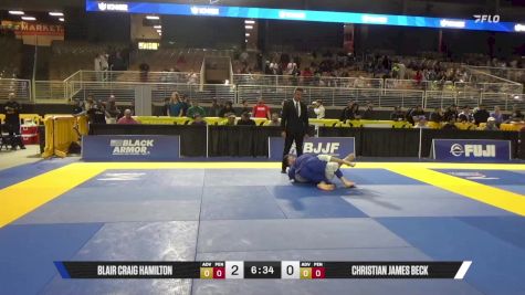 Christian James Beck vs Blair Craig Hamilton 2025 Pan Jiu Jitsu IBJJF Championship
