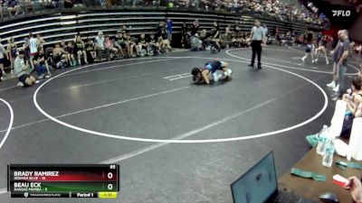 85 lbs Round 1 (6 Team) - Brady Ramirez, Indiana Blue vs Beau Eck, Kansas Mamba