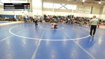 150 lbs Semifinal - Kyle Doody, Gardiner vs Ryker Evans, Belfast High School