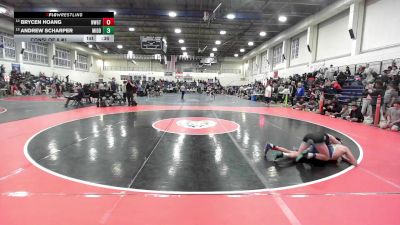 113 lbs Consi Of 8 #1 - Brycen Hoang, Newington vs Andrew Scharper, Middletown