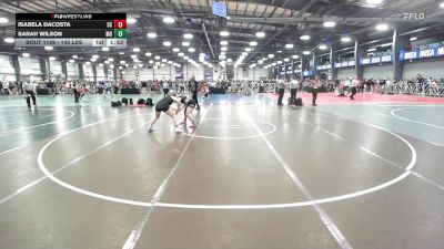 145 lbs Round Of 32 - Isabela DaCosta, SC vs Sarah Wilson, MO