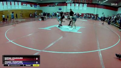 142-155 lbs Round 2 - Iyanna Crawford, Brave Tough Wrestling Club vs Sophia Voudouris, RB Bag Chasers