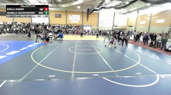 107 lbs Quarterfinal - Stella Joseph, Lincoln vs Isabella Kachittavong, Woonsocket