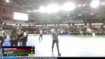 126 lbs Semifinal - Ian Avalos, Mountain View vs Matthew Papa, Meridian